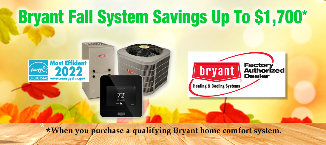 Bryant Heating & Air Conditioning Spring 2022 O Financing Offer Over 36 Months